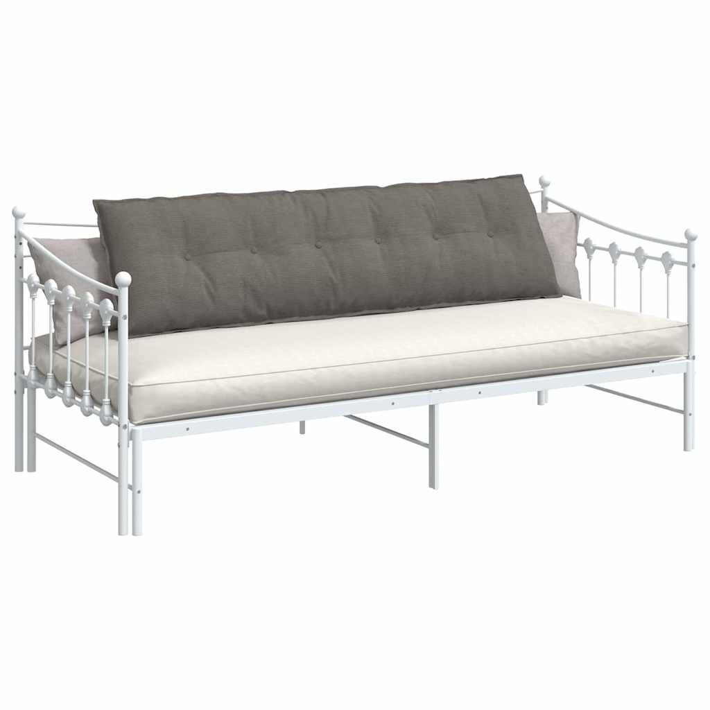 Vidaxx cojín de respaldo gris claro 180 x 50 cm tela de pana
