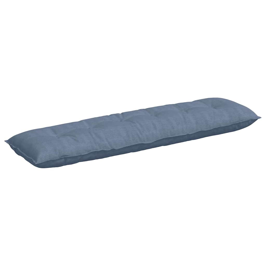 Cuscino schienale Vidaxx blu 180 x 50 cm in tessuto a corde