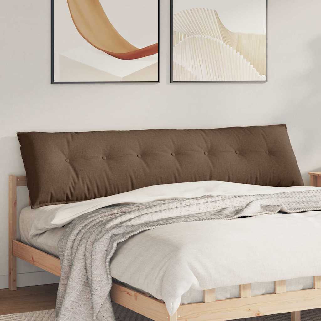 Cuscino schienale Vidaxx tessuto marrone 200 x 19 x 50 cm