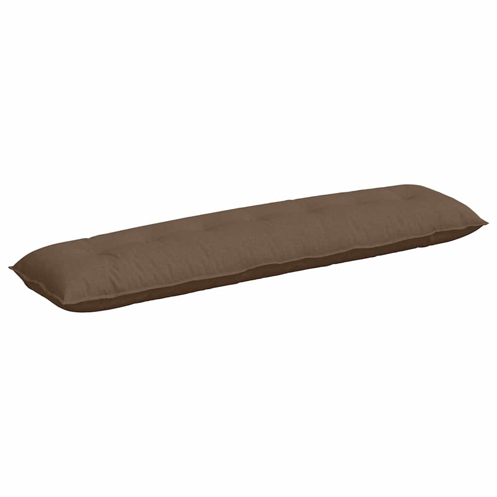 Cuscino schienale Vidaxx tessuto marrone 200 x 19 x 50 cm