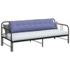 Vidaxl rugkussen jeans blauw 200 x 19 x 50 cm stof