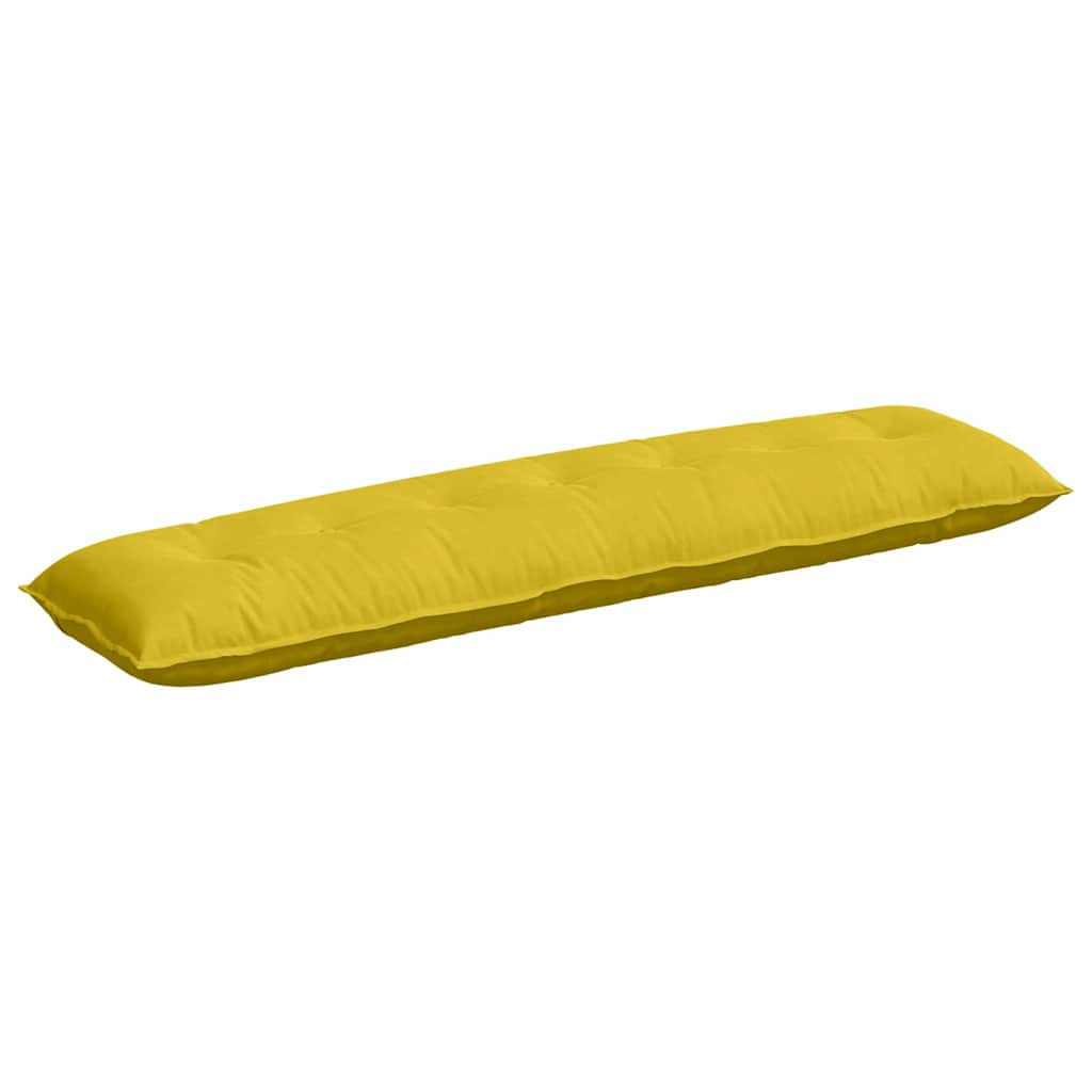 Cojín de respaldo vidaxx amarillo 200 x 50 cm tela de pana