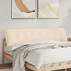 Vidaxx cojín de respaldo beige 200 x 50 cm tejido de microfibra