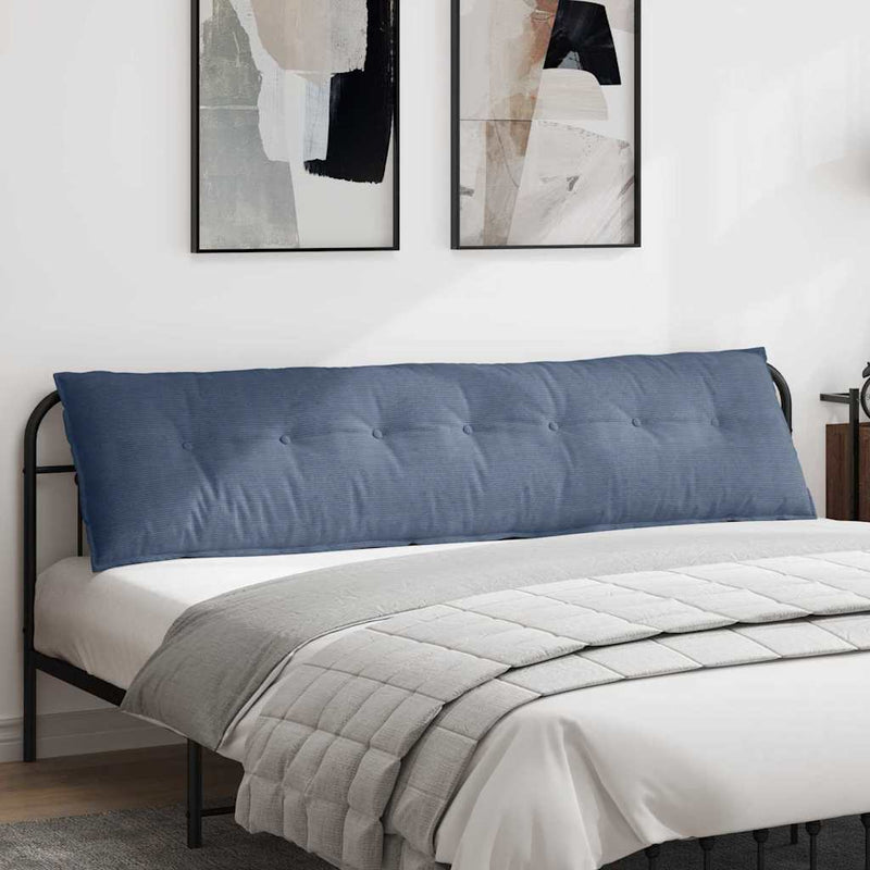 Cuscino schienale Vidaxx blu 200 x 50 cm in tessuto a corde
