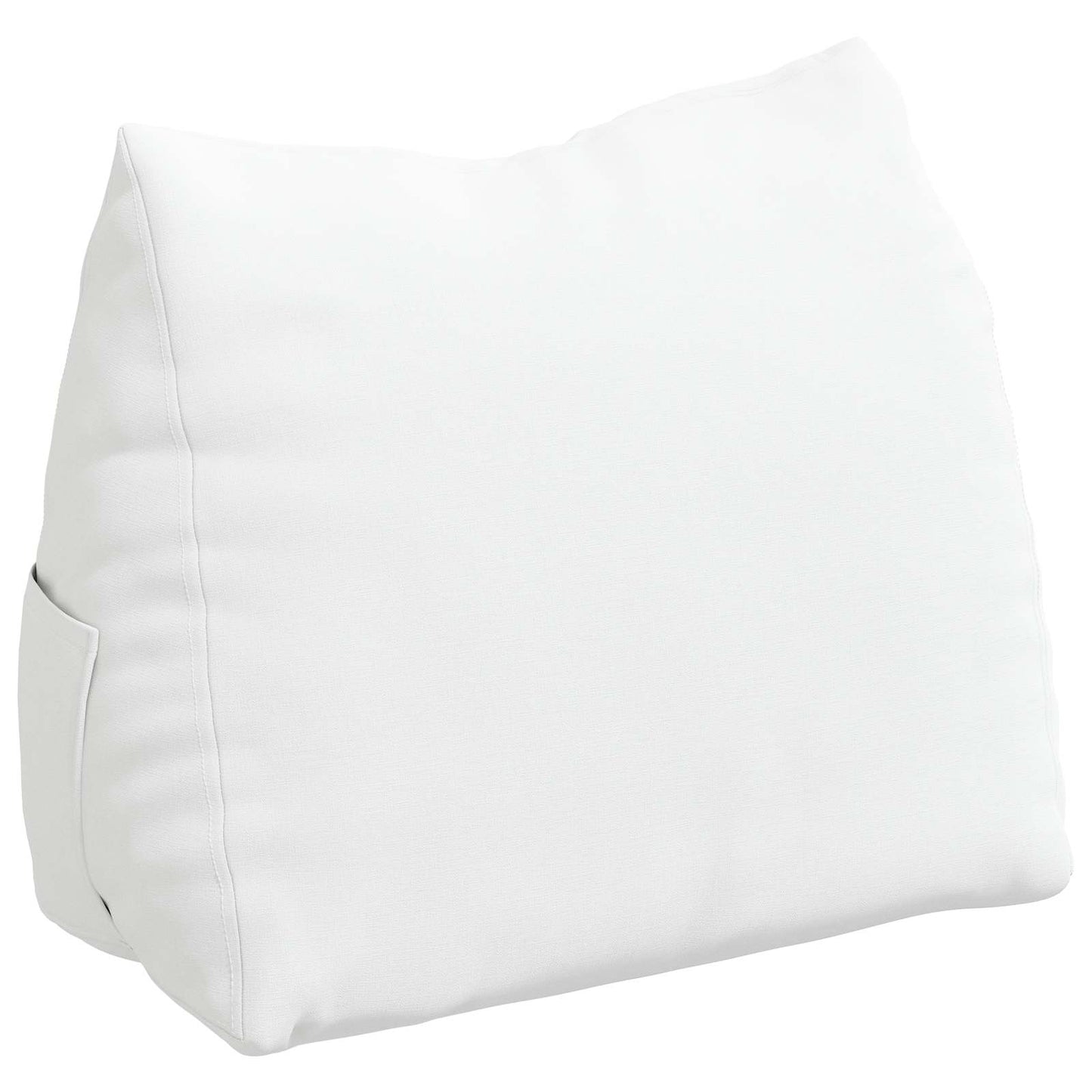 Cuscino schienale VidaXL tessuto bianco 45 x 20 x 35 cm