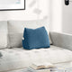 Vidaxl rugkussen blauw 45 x 20 x 35 cm cordstof