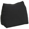 Vidaxx cojín de respaldo negro 45 x 20 x 35 cm tela de pana