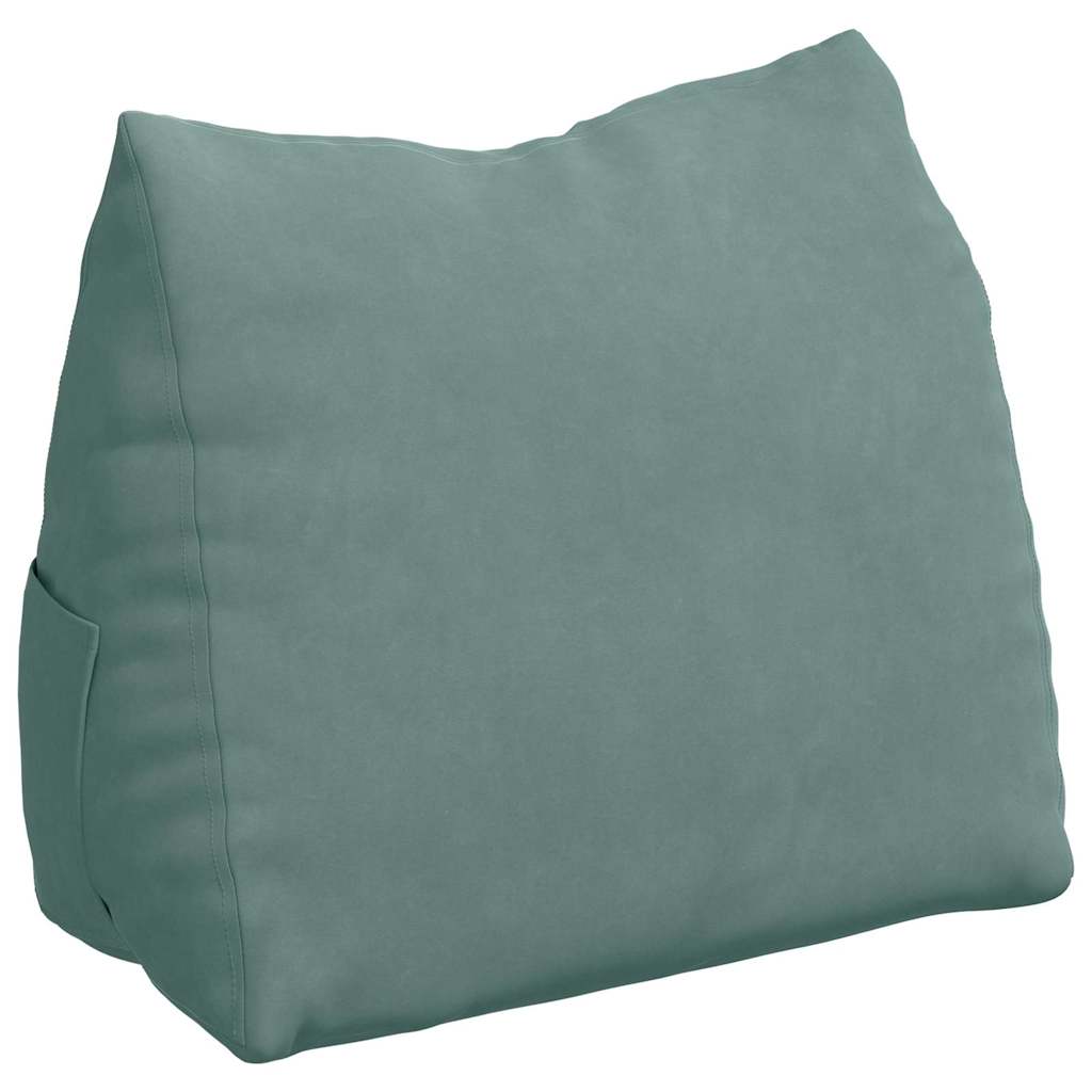 Vidaxl rugkussen zeegroen 60 x 20 x 50 cm cordstof