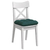 Cuscini per sedili VidaXL 4 pezzi in tessuto verde scuro 45 x 45 x 12 cm