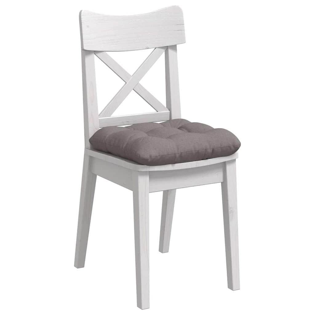 Cuscini per sedili Vidaxx 4 pezzi in tessuto tortora 45 x 45 x 12 cm