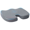 Cuscino da seduta Vidaxx con cuscino grigio 47 x 37 x 8 cm con tessuto a rete