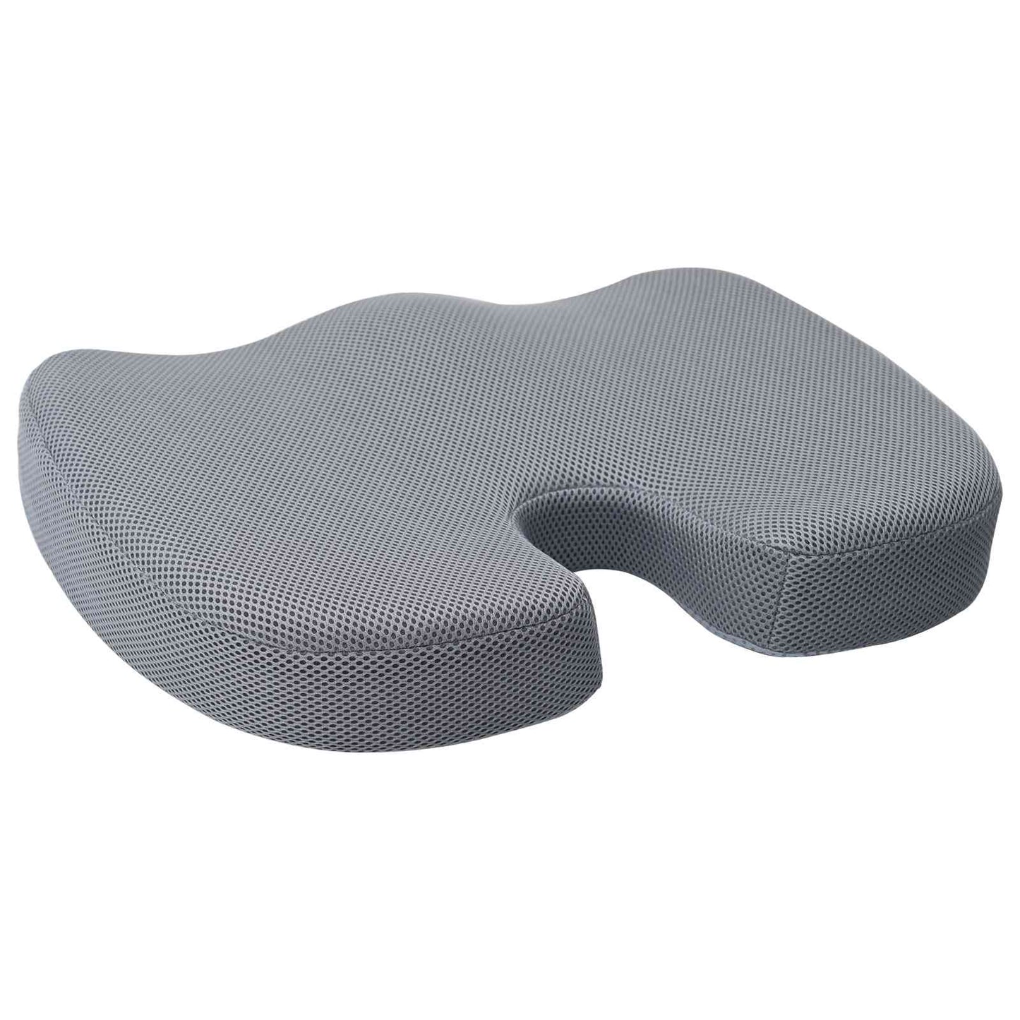 Cuscino da seduta Vidaxx con cuscino grigio 47 x 37 x 8 cm con tessuto a rete