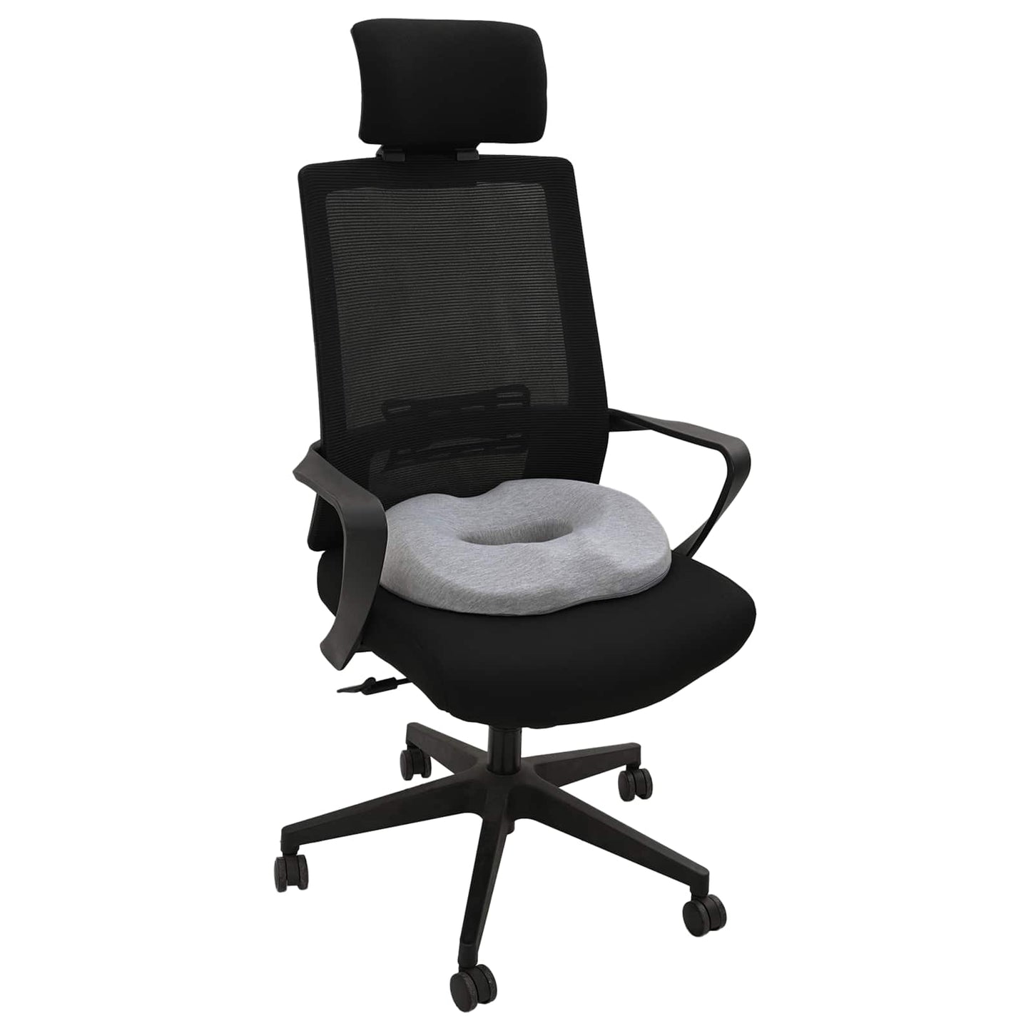 Vidaxx cojín de asiento con cojín gris claro 42 x 36,5 x 8 cm algodón