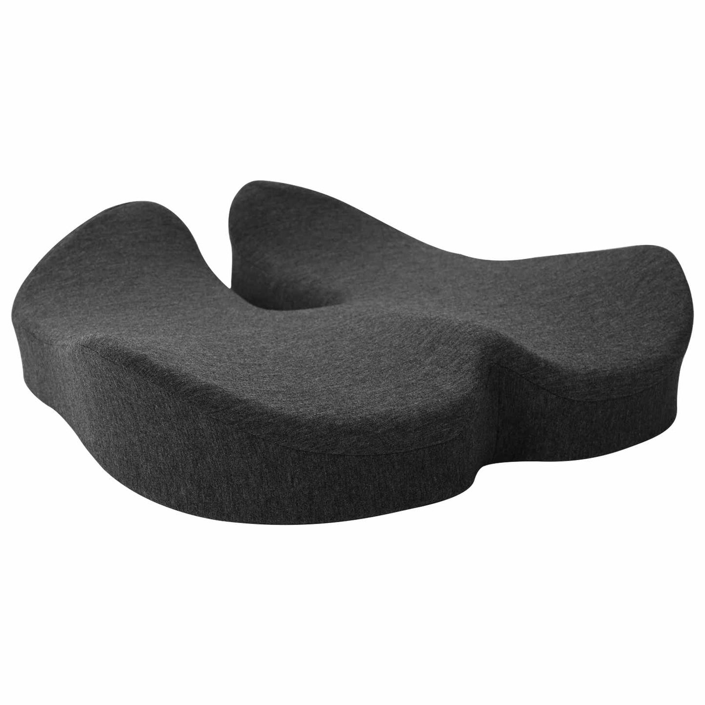 Vidaxxl almohada con cojín gris oscuro 50 x 43 x 10 cm algodón