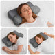 Vidaxx almohada para el cuello con almohada gris 58 x 36 x 13 cm poliéster