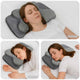 Vidaxl halskussen met kussen grijs 58 x 38 x 12 cm polyester
