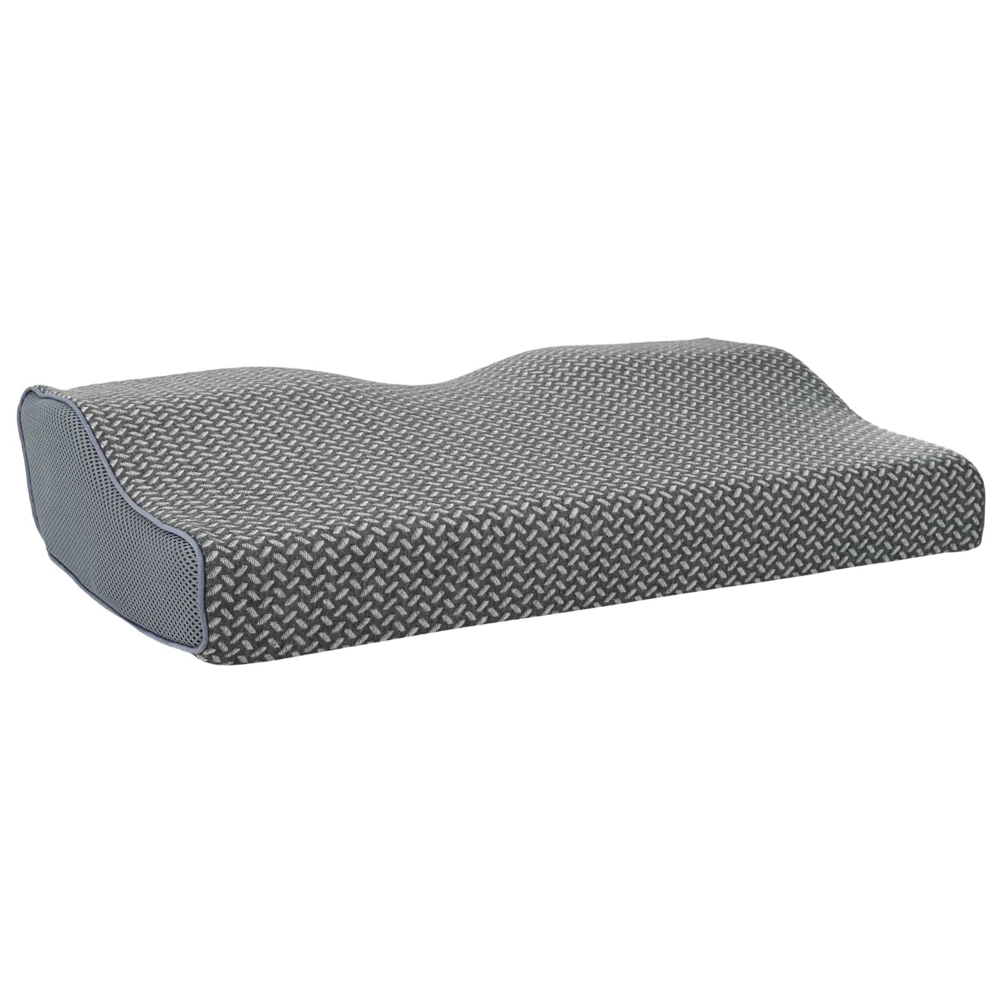 Cuscino VidaXL con cuscino grigio 60 x 34 x 11 cm in poliestere