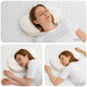 VidaXL almohada cervical con cojín blanco 53 x 35 x 11 cm poliéster