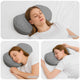 Vidaxl halskussen met kussen grijs 53 x 34,5 x 10,5 cm polyester