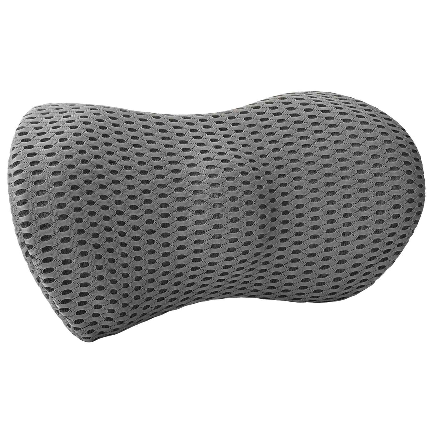 Cuscino schienale Vidaxx con cuscino in rete 4D grigia 47,5 x 23 x 12 cm