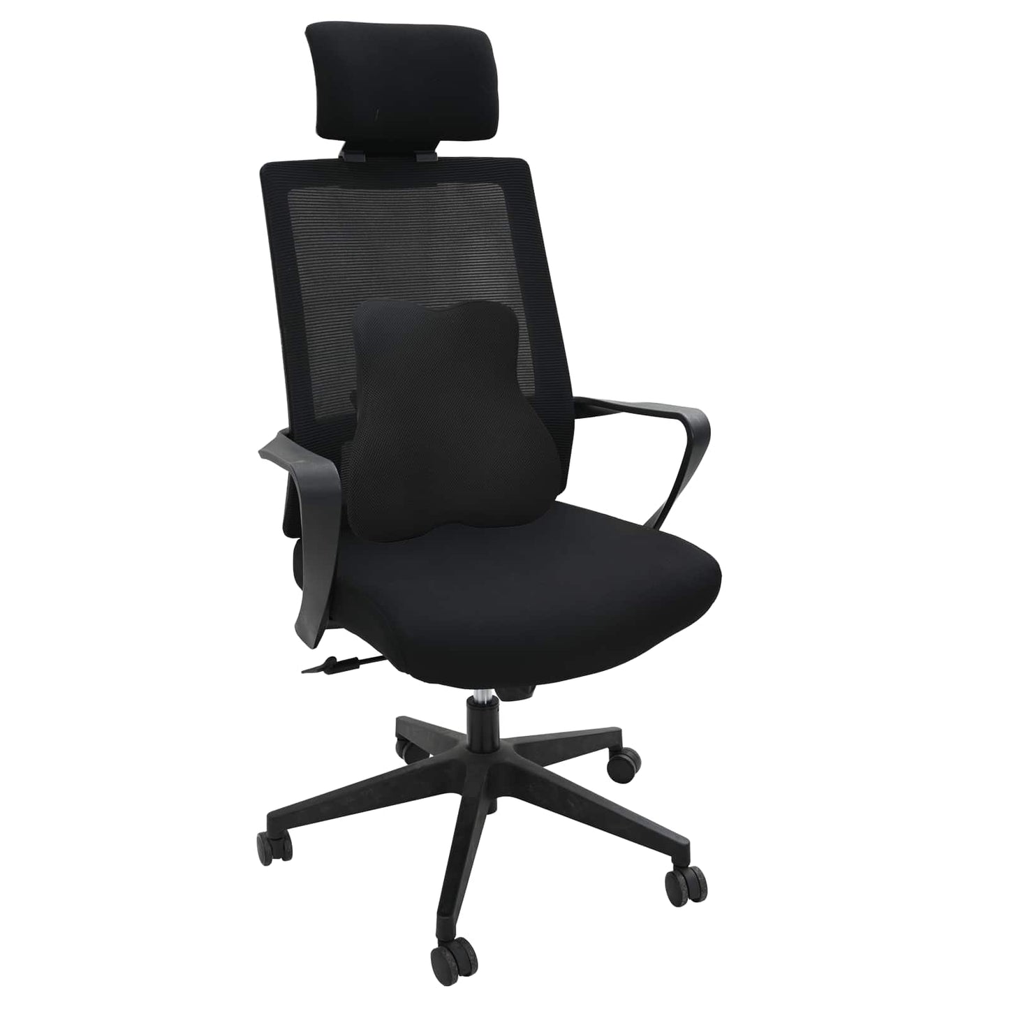 Cuscino VidaXL con cuscino nero 40 x 40 x 11 cm con tessuto a rete