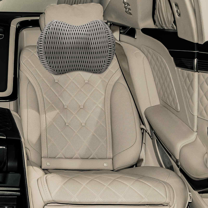 Cuscino cervicale VidaXL con cuscino regolabile grigio 31 x 22 x 13 cm rete 4D