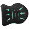 VidaXL almohada cervical con almohada negro 30,5 x 21,5 x 13 cm malla 4D