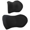 Set di cuscini VidaXL con cuscino regolabile 2 pezzi in rete 4D nera