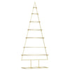 Vidaxl metalen kerstboom met standaard goud 180 cm poedergecoat staal