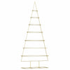Vidaxl metalen kerstboom met standaard goud 209 cm poedergecoat staal