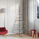 Vidaxl kerst cone boom met standaard zwart 180,5 cm staal