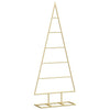Vidaxl metalen kerstboom met standaard goud 90 cm poedergecoat staal