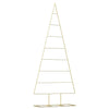 Vidaxl metalen kerstboom met standaard goud 181 cm poedergecoat staal