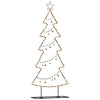 Vidaxl metalen kerstboom met standaard zwart 150 cm staal