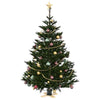 Vidaxl kerstboomstandaard groen 50 x 50 x 16 cm massief grenenhout