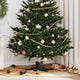 VidaXL Soporte para árbol de Navidad 1,73 verde 50 x 50 x 15,5 cm acero
