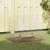 Gallinero vidaxx plata 110 x 100 x 85 cm acero galvanizado