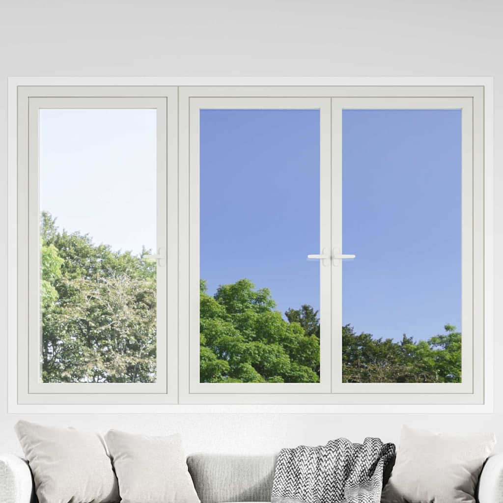 Vidaxx Pellicola per finestre solari riflettente statica argento 60 x 2000 cm PVC