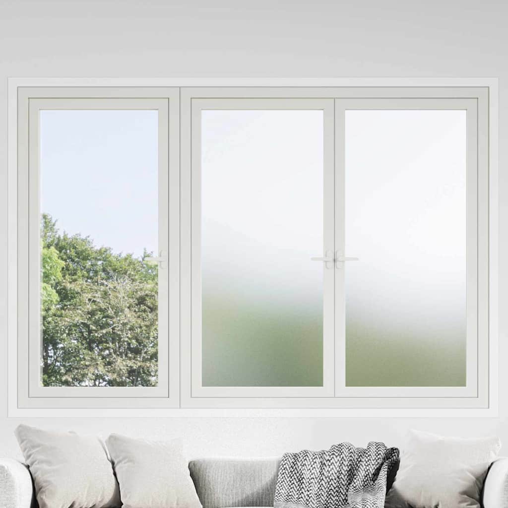 Vidaxl zelfklevende raamfolie frosted wit 60 x 2000 cm pvc