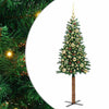 Albero di Natale Vidaxx slim verde 150 cm in PVC e legno di pino massiccio
