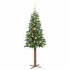 Albero di Natale Vidaxx slim verde 150 cm in PVC e legno di pino massiccio
