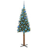 Albero di Natale Vidaxx slim verde 150 cm in PVC e legno di pino massiccio