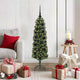 Vidaxx albero di Natale artificiale verde 120 cm in PVC e acciaio e plastica