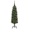 Vidaxx albero di Natale artificiale verde 120 cm in PVC e acciaio e plastica