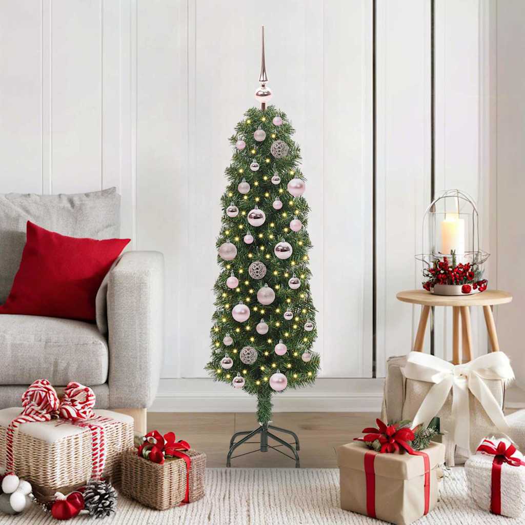 Vidaxx árbol de Navidad artificial verde 120 cm PVC y acero y plástico