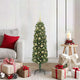 Vidaxx albero di Natale artificiale verde 120 cm in PVC e acciaio e plastica