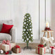 Vidaxx albero di Natale artificiale verde 120 cm in PVC e acciaio e plastica