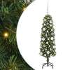 Vidaxx albero di Natale artificiale verde 120 cm in PVC e acciaio e plastica