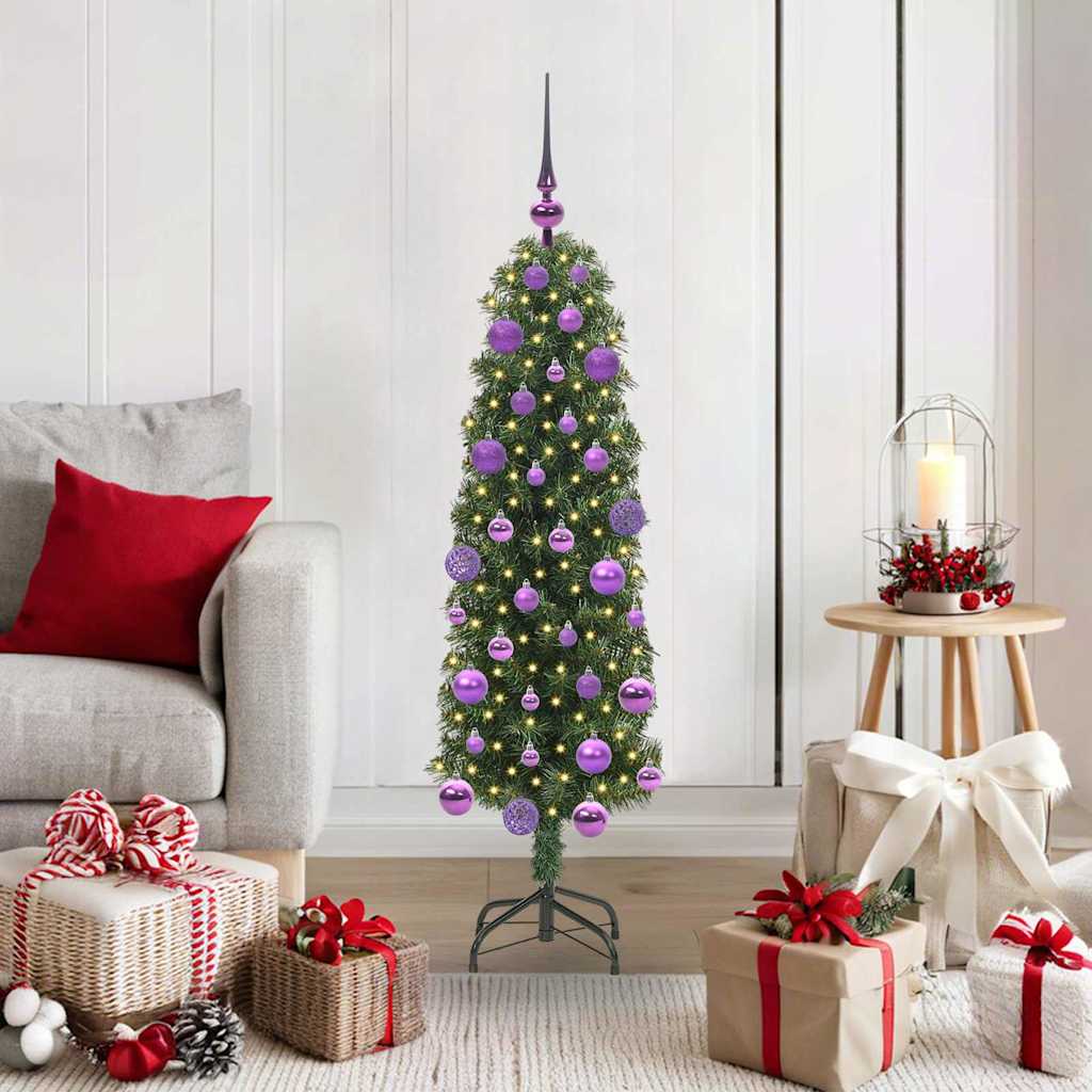 Vidaxx árbol de Navidad artificial verde 120 cm PVC y acero y plástico