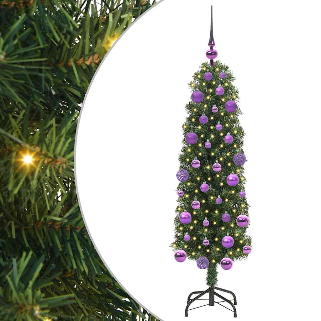 Vidaxx árbol de Navidad artificial verde 120 cm PVC y acero y plástico